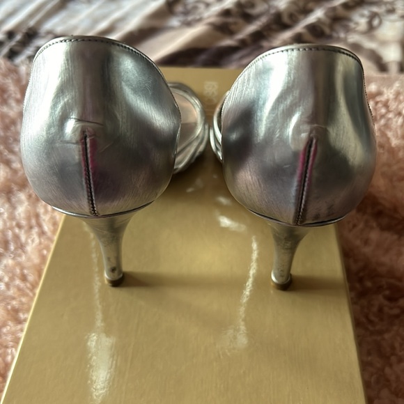 Sergio Rossi silver heels in good condition - Picture 2 of 6